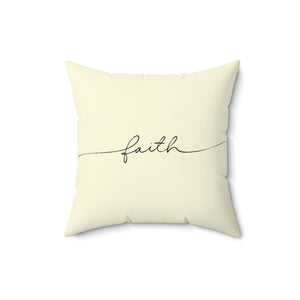 Faith Handwritten Outdoor Pillow