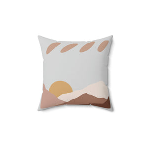 Boho Mountains Outdoor Pillow