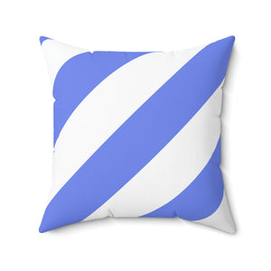 Blue Cabana Stripe Outdoor Pillow