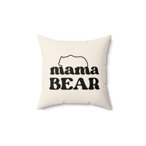 Mama Bear Outdoor Pillow