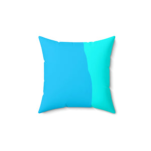 Blue Mix Outdoor Pillow