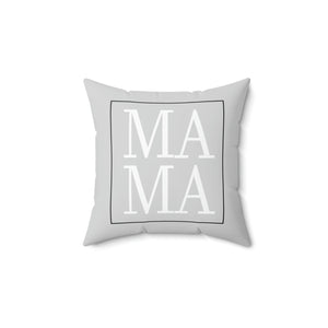 Mama Box Grey Outdoor Pillow