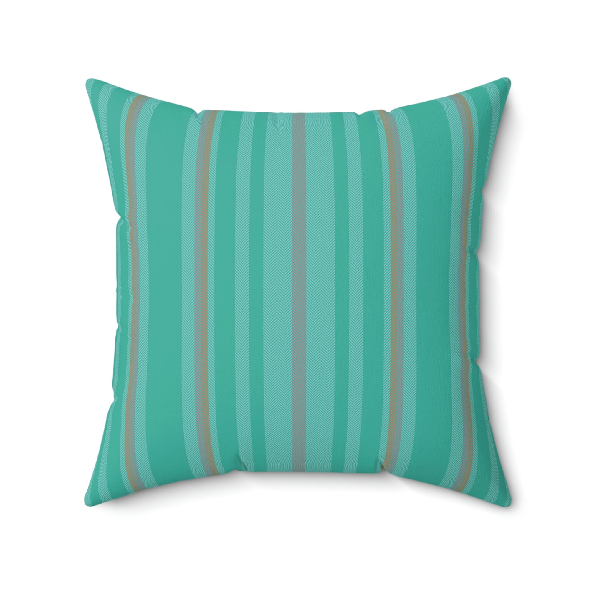 Green Stripe No 1 Outdoor Pillow