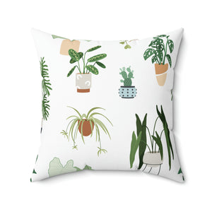 House Plants Outdoor Pillow