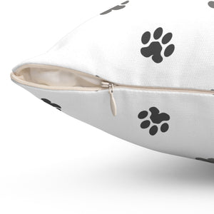 Cat Paw Pattern Outdoor Throw Pillow