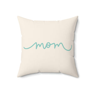 Mom Handwritten Outdoor Pillow