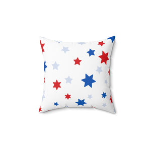 USA Stars Pattern Outdoor Throw Pillow