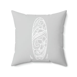 Surfboard Doodle Outdoor Pillow