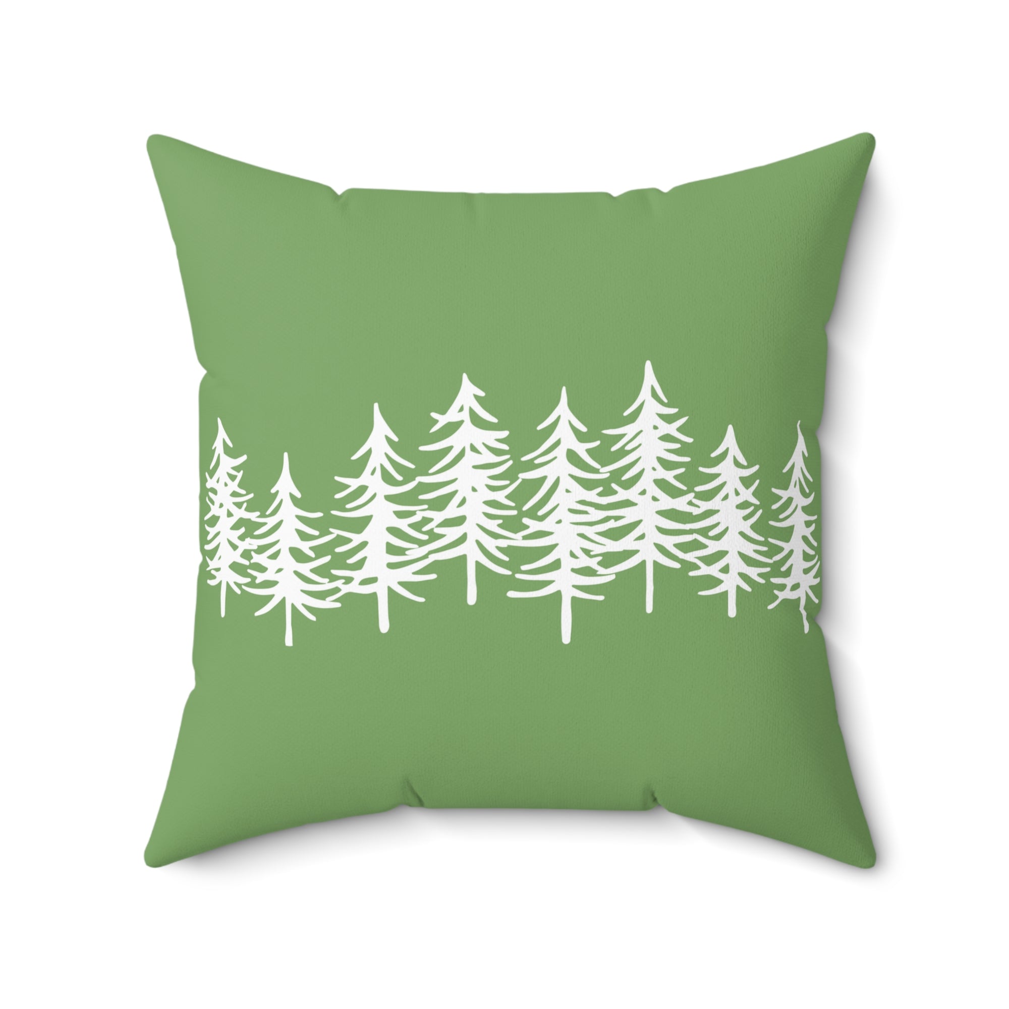 Tree Line Outdoor Throw Pillow