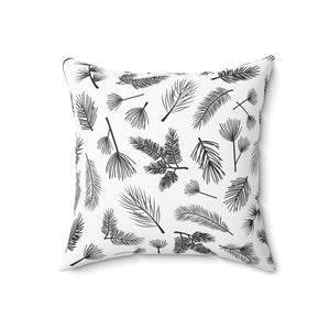 Tree Twigs Outdoor Throw Pillow