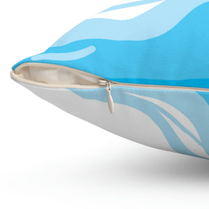 Blue Wave Outdoor Pillow