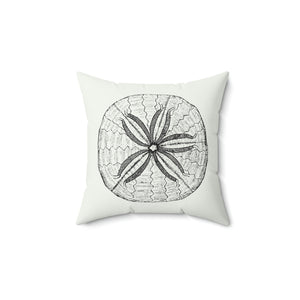 Natural Sand Dollar Outdoor Pillow