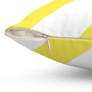 Yellow Cabana Stripe Outdoor Pillow