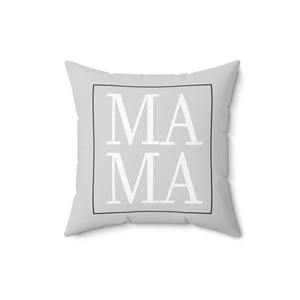 Mama Box Grey Outdoor Pillow