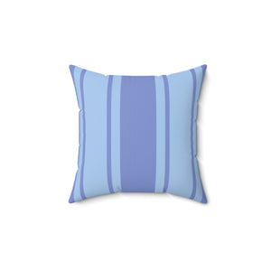 Blue on Blue Stripe Outdoor Pillow