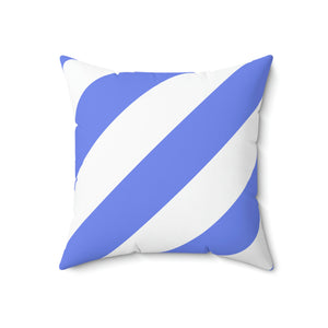 Blue Cabana Stripe Outdoor Pillow