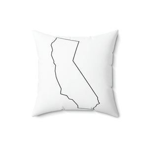 California Outline Outdoor Pillow