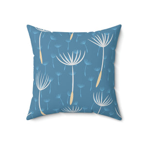 Summer Evening Blue Outdoor Pillow