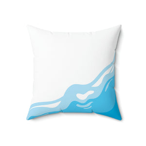 Blue Wave Outdoor Pillow