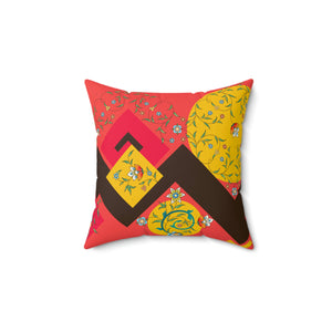 Persian Design Mix Outdoor Throw Pillow