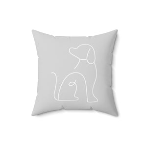 Dog Outdoor Throw Pillow