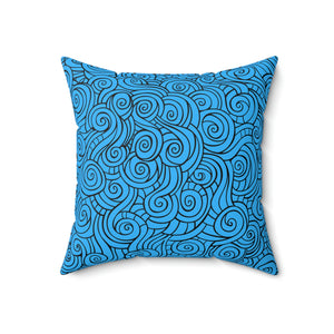 The Persian Swirl Outdoor Throw Pillow