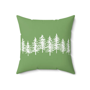 Tree Line Outdoor Throw Pillow