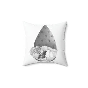 Valentines Day Gnome Outdoor Pillow