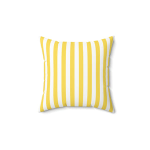 Yellow Stripe Outdoor Pillow