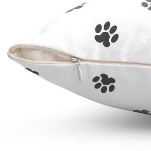 Cat Paw Pattern Outdoor Throw Pillow