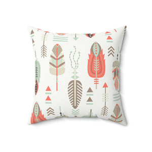 Aztec Boho Outdoor Throw Pillow