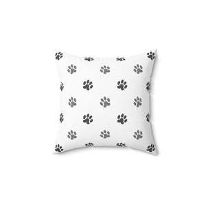 Cat Paw Pattern Outdoor Throw Pillow