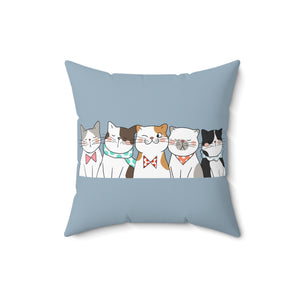 Loving Cats Outdoor Throw Pillow