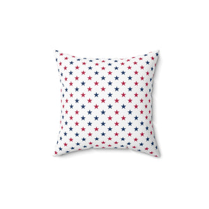 Small Stars USA Outdoor Throw Pillow