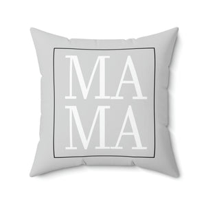 Mama Box Grey Outdoor Pillow