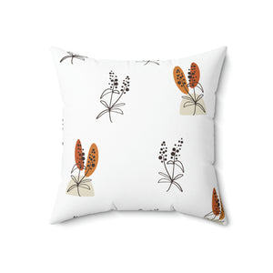 Flower Pattern Outdoor Pillow