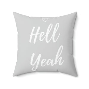 Nope or Hell Yeah Pillow