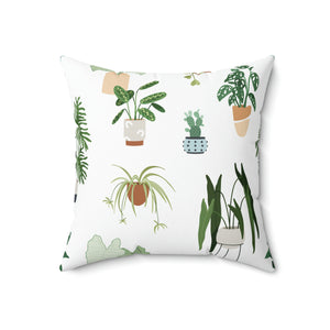 House Plants Outdoor Pillow