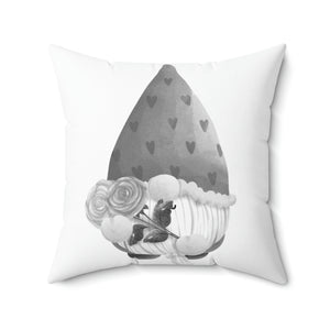 Valentines Day Gnome Outdoor Pillow