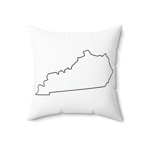 Kentucky Outline Outdoor Pillow