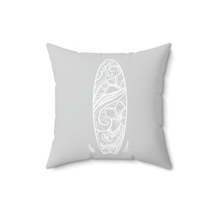 Surfboard Doodle Outdoor Pillow