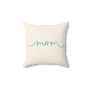 Mom Handwritten Outdoor Pillow