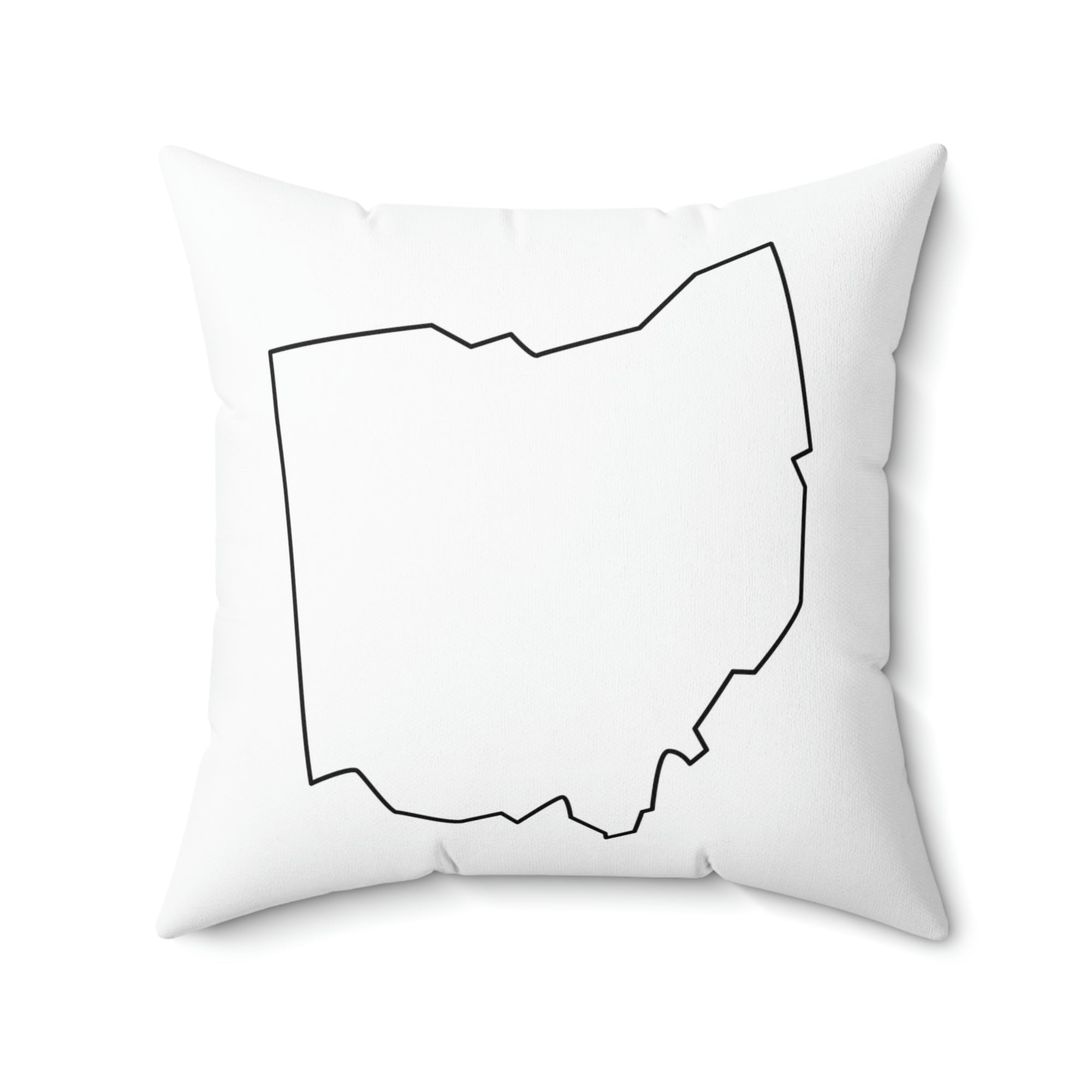 Ohio Outline Outdoor Pillow