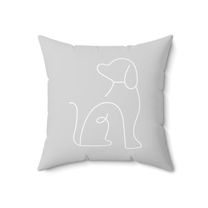 Dog Outdoor Throw Pillow