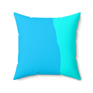 Blue Mix Outdoor Pillow