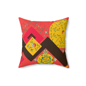 Persian Design Mix Outdoor Throw Pillow