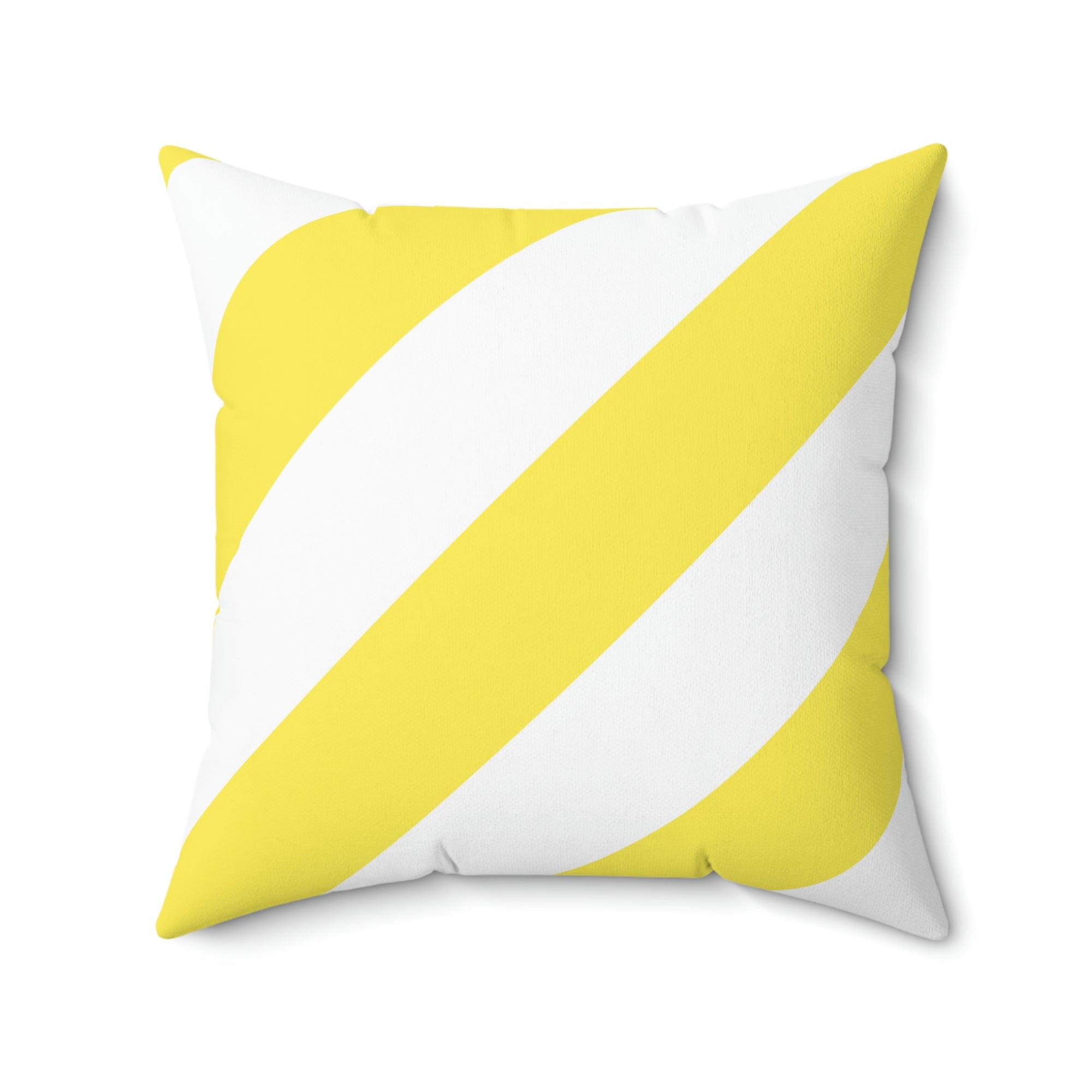 Yellow Cabana Stripe Outdoor Pillow