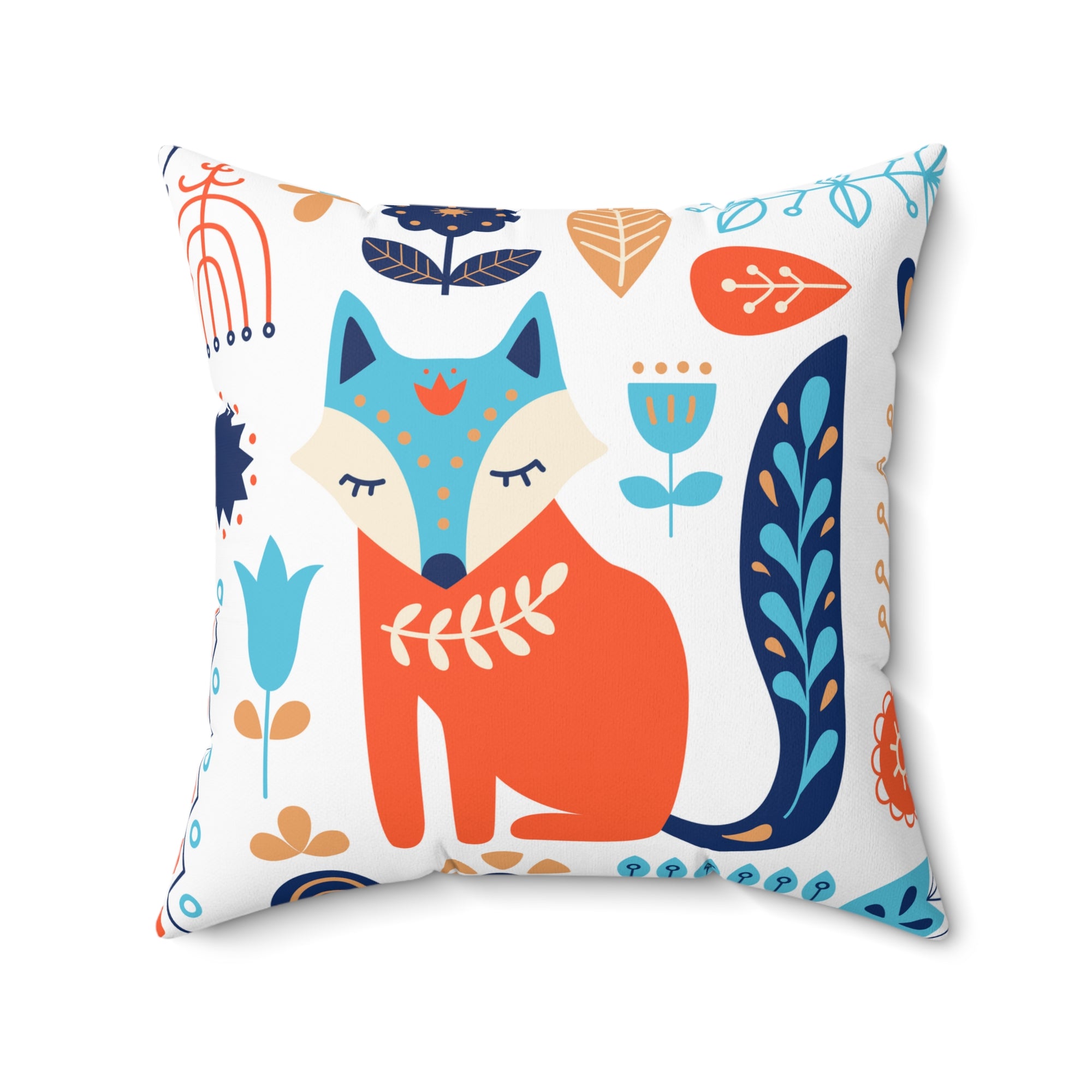 BOHO Wolf Outdoor Throw Pillow