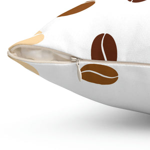 Coffee Bean Outdoor Pillow