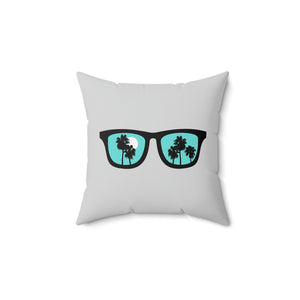 Beach Glasses Outdoor Throw Pillow